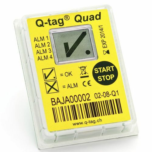 Temperaturanzeiger - Q-tag Quad - Berlinger & Co. AG - mit direkter Anzeige