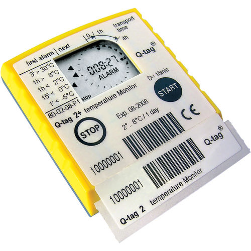 Temperatur-Datenlogger - Q-tag 2 plus - Berlinger & Co. AG - mit Display / für pharmazeutische Anwendungen / programmierbar