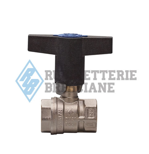Kugelventil - UNI-SFER 1530 - BONOMI GMBH - manuell / Steuerung / für Wasser