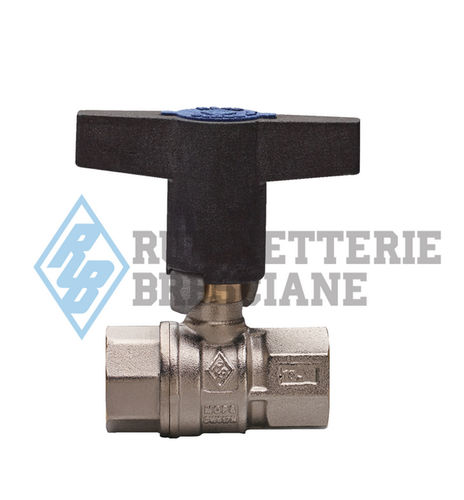 Kugelventil - SUPER-SFER 1630 - BONOMI GMBH - manuell / für Wasser / innen/innen