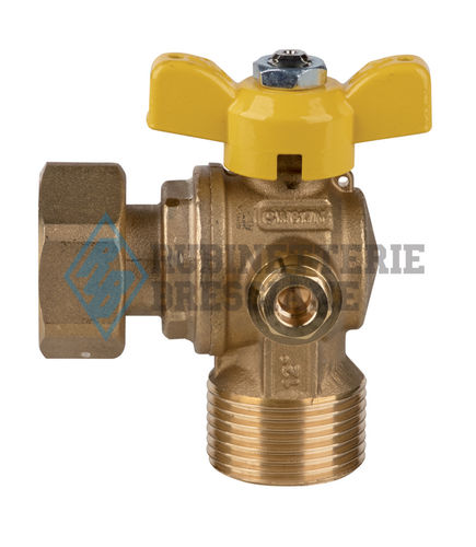 Kugelventil - 9079 - BONOMI GMBH - manuell / für Gas / außen/innen