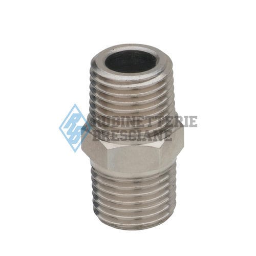 Metallnippel - R 250 series - BONOMI GMBH - Gewinde / sechseckig / rechtsseitig