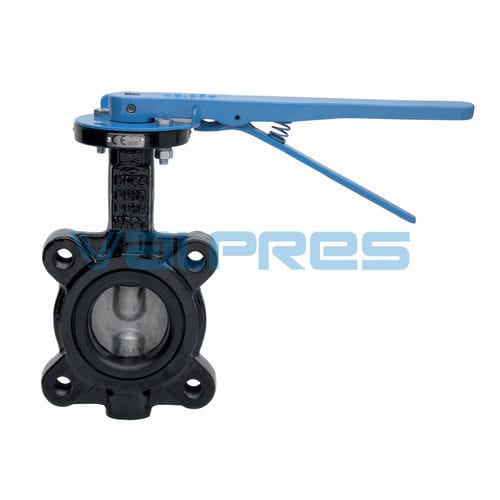 Absperrklappe - 600204 series - BONOMI GMBH - Hebel / Lug-Typ / Gusseisen