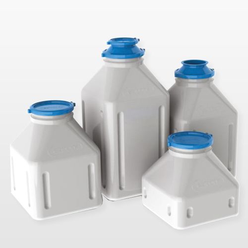 Flasche für die Pharmaindustrie - Ezi-Dock Systems Ltd. - für Flüssigkeiten / Lager / HDPE