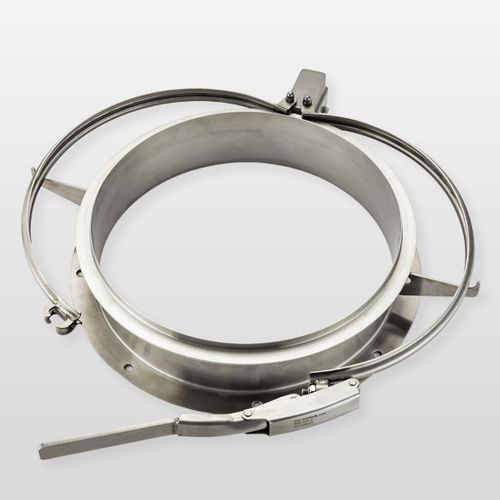 Gegenhalter Schnellspanner - Dust Free FIBC Transfer System - Ezi-Dock Systems Ltd. - Edelstahl