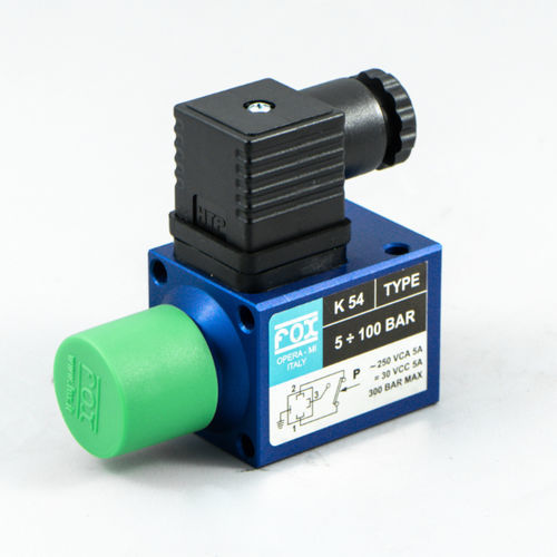 Elektromechanischer Druckschalter - K5 series - Fox S.r.l. - IP65 / für Hydraulikanwendungen / regelbar