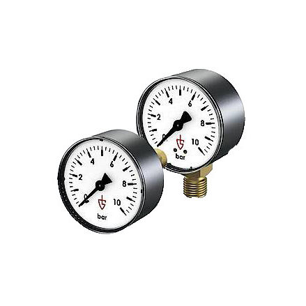 Analoges Manometer - Goetze KG - mit Zifferblatt-Anzeige / Gewinde / Edelstahl