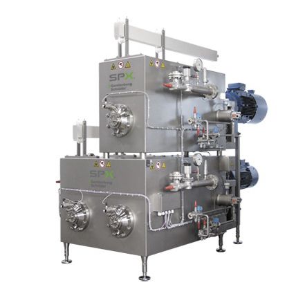 Wärmetauscher mit gerauhter Oberfläche - Kombinator® 250S - Gerstenberg Schröder - flüssig/Gas / Edelstahl / für die Lebensmittelindustrie