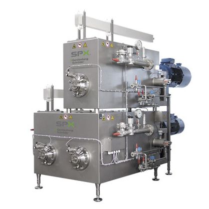 Wärmetauscher mit gerauhter Oberfläche - Kombinator® 250L - Gerstenberg Schröder - Gas/Gas / Edelstahl / für die Lebensmittelindustrie