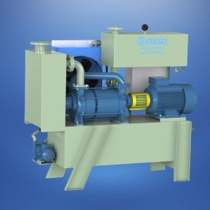 Vakuumaggregat / Mit Ölkreislauf - YG series  - Gücüm Pompa Makina Sanayi Tic. A.S. - geschmiert / Industrie