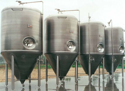 Gärbehälter - DELLA TOFFOLA GROUP - Speicher / Bier / mit konischem Boden