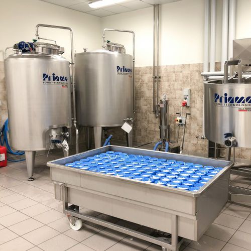 Produktionsstätte für die Lebensmittelindustrie - DELLA TOFFOLA GROUP - für Käse