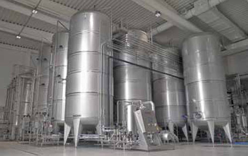 Produktionsstätte für die Lebensmittelindustrie - DELLA TOFFOLA GROUP - für Getränke