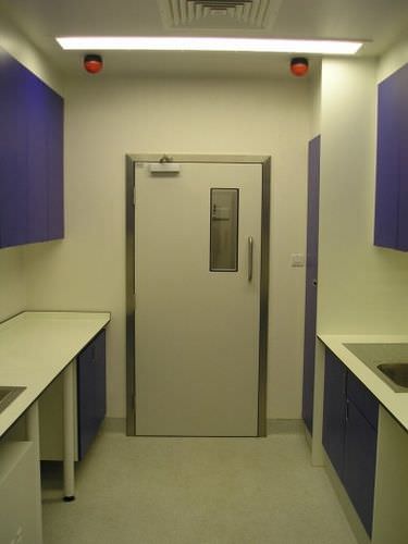 Einflügeltür - K series - Dortek Ltd. - GFK / Industrie / für Reinraum