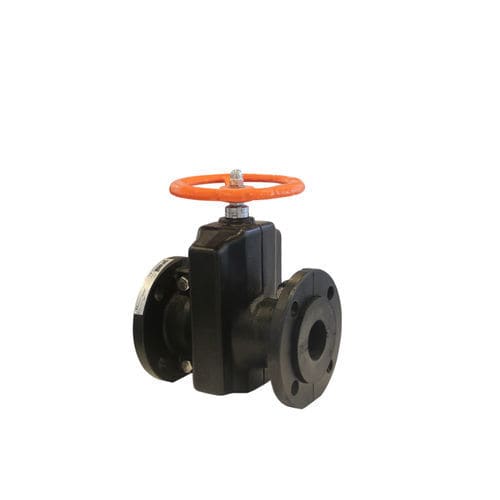 Quetschventil - V850 - Doruk Endustri Ltd. - mit Handrad / Absperr / Flansch