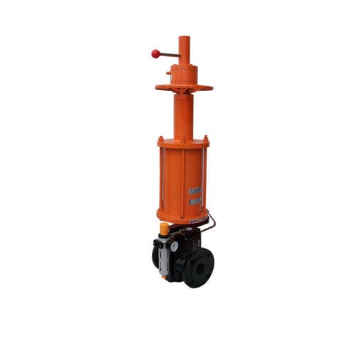 Quetschventil - V850 - Doruk Endustri Ltd. - pneumatisch gesteuert / Absperr / Flansch