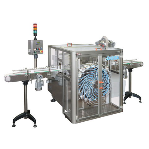 Druckluft-Reinigungsanlage - BAC series - DOSA S.r.l. - automatisch / für Flaschen / Edelstahl
