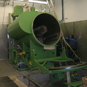 Lösungsmittel-Waschanlage - BKM - D.W. Renzmann Apparatebau - Bürsten / automatisch / ATEX