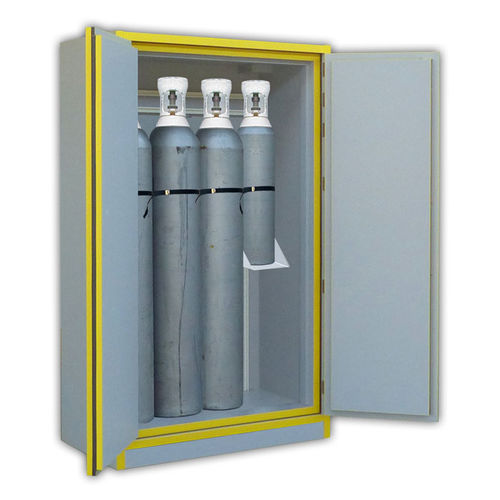 Schrank für Gasflaschen - 7635BG - Ecosafe S.A. - Sicherheit / bodenstehend / doppeltürig
