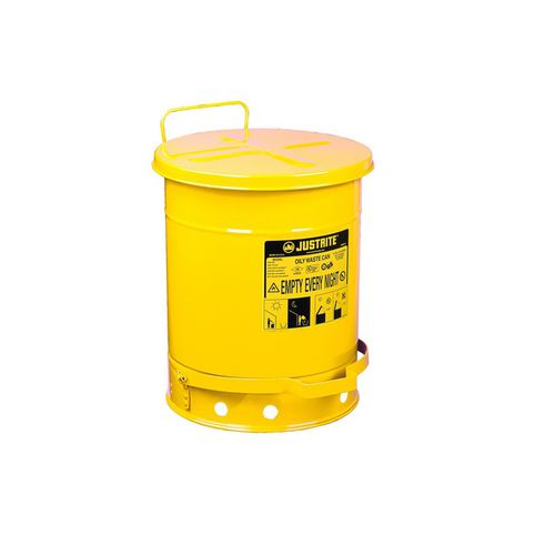 Stahl-Abfallbehälter - 09101 - Ecosafe S.A. - für flüssige Produkte / mit Deckel / Pedal