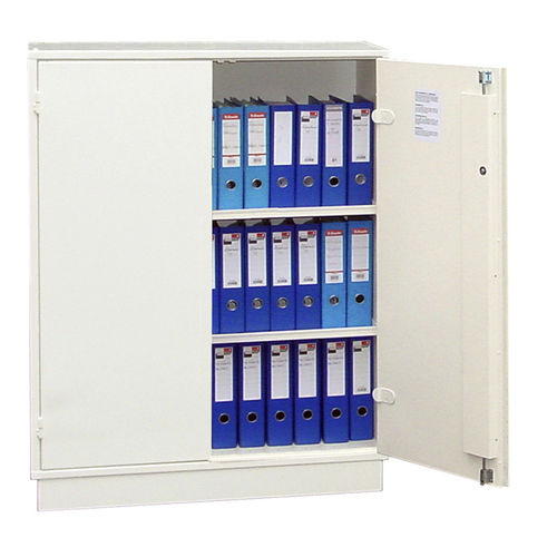 Büroschrank - AD1204 - Ecosafe S.A. - bodenstehend / Fachböden / doppeltürig