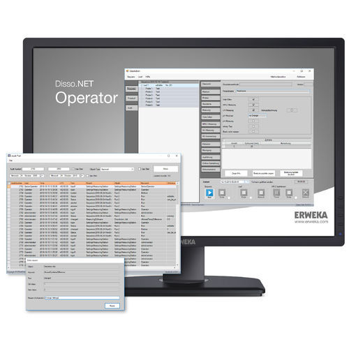 Viewer-Software - Disso.NET 4 - ERWEKA - Tracking / automatisiert / Online