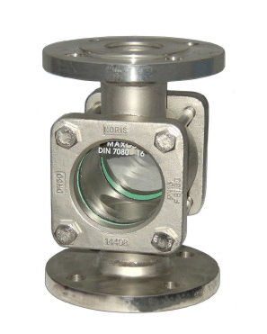 Edelstahl-Schauglas - Bauform 108 - NORIS Armaturen Burkenstein GmbH & Co. KG - Flansch