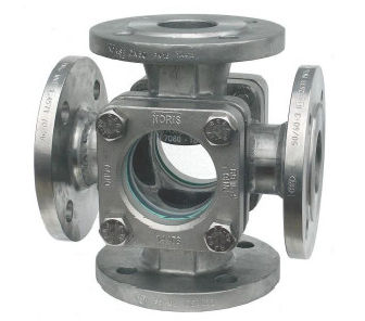 Edelstahl-Schauglas - Bauform 974 - NORIS Armaturen Burkenstein GmbH & Co. KG - Flansch
