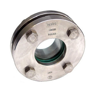 Schauglas für Behälter - Bauform 230 - NORIS Armaturen Burkenstein GmbH & Co. KG - Borosilikatglas / Stahl / Flansch