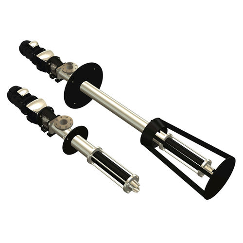 Schraubenspindelpumpe - DV series - NOVA ROTORS s.r.l. - für Abwasser / elektrisch / halb eingetaucht