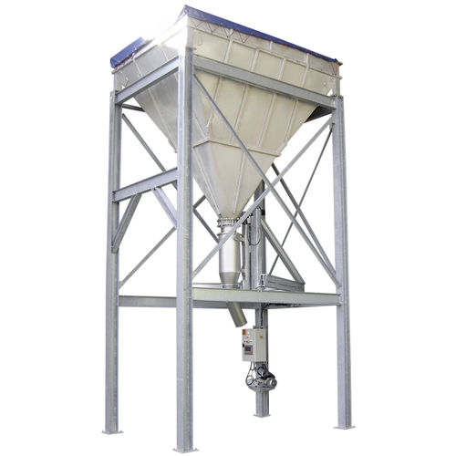 Big-Bag-Befüllstation / mit Hubvorrichtung - FlowMatic® 08 - Palamatic Process - Granulat / Pulver / für die Lebensmittelindustrie
