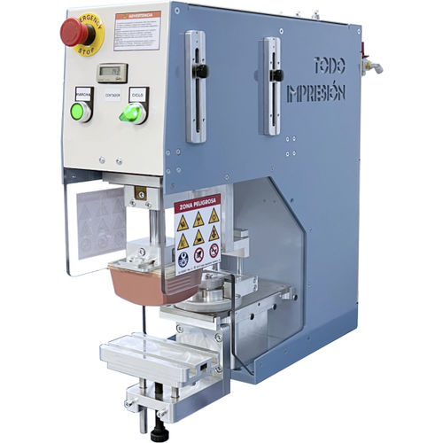 Tampondruckmaschine mit hermetischem Farbgebersystem - AIR - TODO IMPRESIÓN SYSTEMS, SL - halbautomatisch / monochrom / Farb