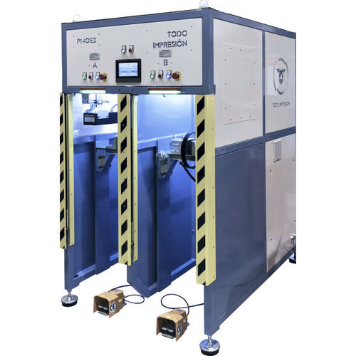 Tampondruckmaschine mit geschlossenem Farbgebersystem - TODO IMPRESIÓN SYSTEMS, SL - halbautomatisch / monochrom / für die Lebensmittelindustrie