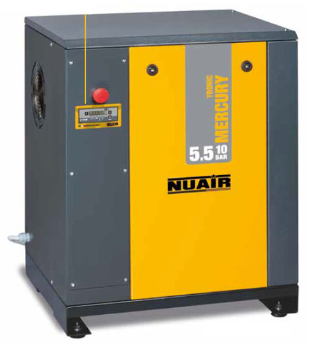 Schraubenkompressor - Mercury Tronic 4.0 - 5.5 series - NUAir compressors - Rotation / Luft / mit Elektromotor