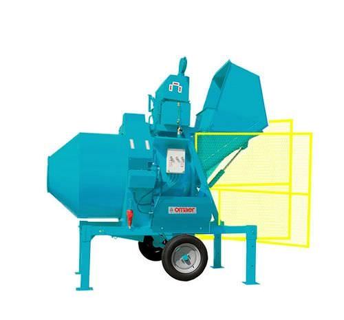 Diesel-Betonmischer - C750i 2R - OMAER Srl - elektrisch / mobil / umsteuerbar