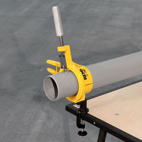 Schneidemaschine für Kunststoffe - REMS Cut 110 P - REMS - handbedient / Anfasen / für Rohrenden