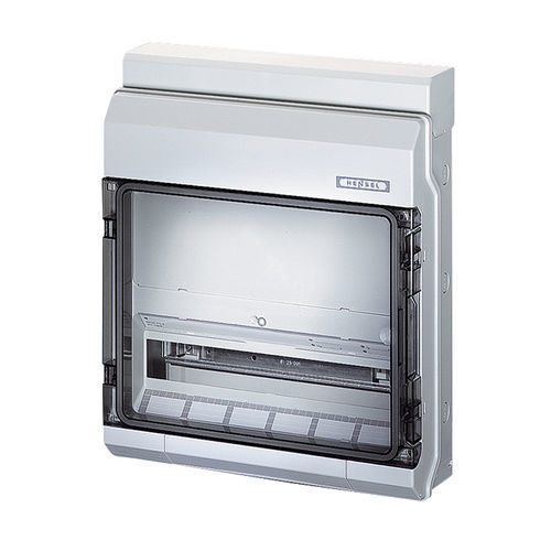 Wandmontiertes Elektrogehäuse - KV 9230 - Hensel - für DIN-Schiene / Polystyrol / für Verteiler