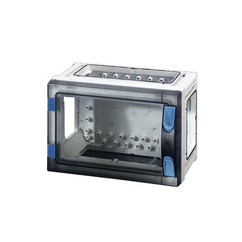 Elektrogehäuse für DIN-Schiene - FP 0140 - Hensel - Polycarbonat / für Schutzschalter / mit transparenter Tür