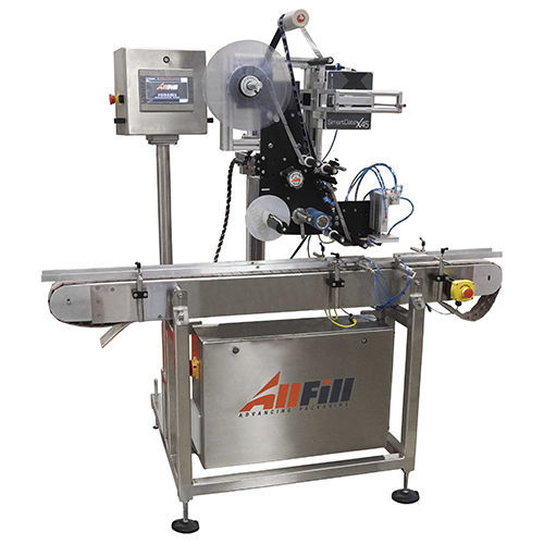 Automatische Etikettiermaschine - All-Fill - halbautomatisch / für Kübel / für Kisten
