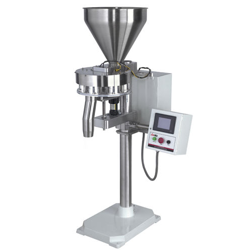 Becherfüllmaschine - SC series - All-Fill - halbautomatisch / für Flaschen / für Pulver