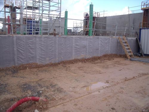 Matratze-Geotextil - ALVEODRAIN P5 - AFITEXINOV - Polypropylen / für Baustelle / für Drainage