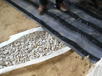 Nadelvlies-Geotextil - SOMTUBE FTB - AFITEXINOV - Beton / Polyethylen / für Baustelle