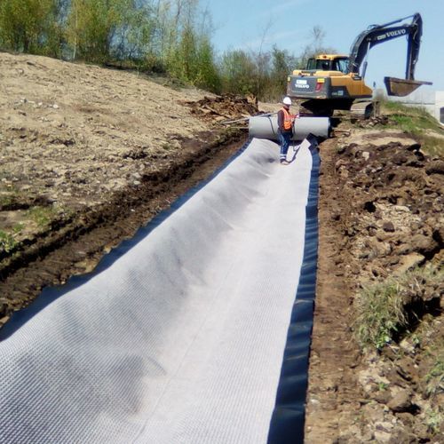 Nadelvlies-Geotextil - STABILINER ALVEO - AFITEXINOV - PP / PE / Schubsicherung