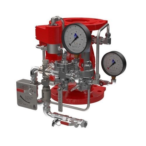 Membranventil - FP-400E-2MC - BERMAD CS Ltd - hydraulisch gesteuert / elektrisch betrieben / Druckregel