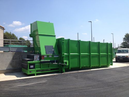 Müllpresse für Karton - PAKTOR I.3 - 1500 - GILLARD SAS - stationär / mit oberer Öffnung