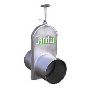 Plattenschieber - LANDIA AS - manuell / Entleerung / für Abwasser