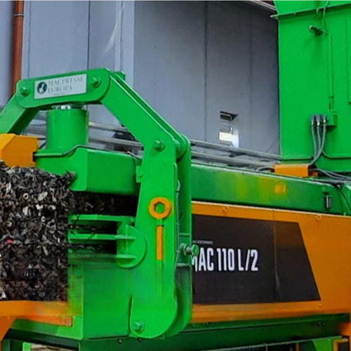 Ballenpresse für Müll - MAC 110L/2 - MACPRESSE EUROPA SL - horizontal / mit Frontöffnung / automatisch