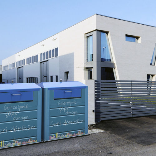 Müllbehälter für Papier - New Easy Cube - NORD ENGINEERING SRL - für Kunststoffe