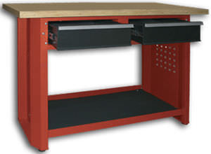 Holzwerkbank - 51042 - Ega Master - mit 2 Schubladen