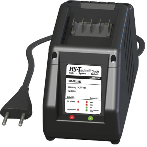Batterieladegerät für Akkuwerkzeug - HST-PR-2830 - HS-Technik GmbH - Desktop / Li-Ion / einphasig